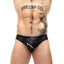 Male Power Black Zip-It 2X Zip Bikini Brief