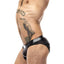 Male Power Black Zip-It 2X Zip Bikini Brief