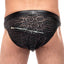 Male Power Black Zip-It 2X Zip Bikini Brief
