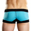 Male Power Blue Athletic-Mesh Sport Trunk