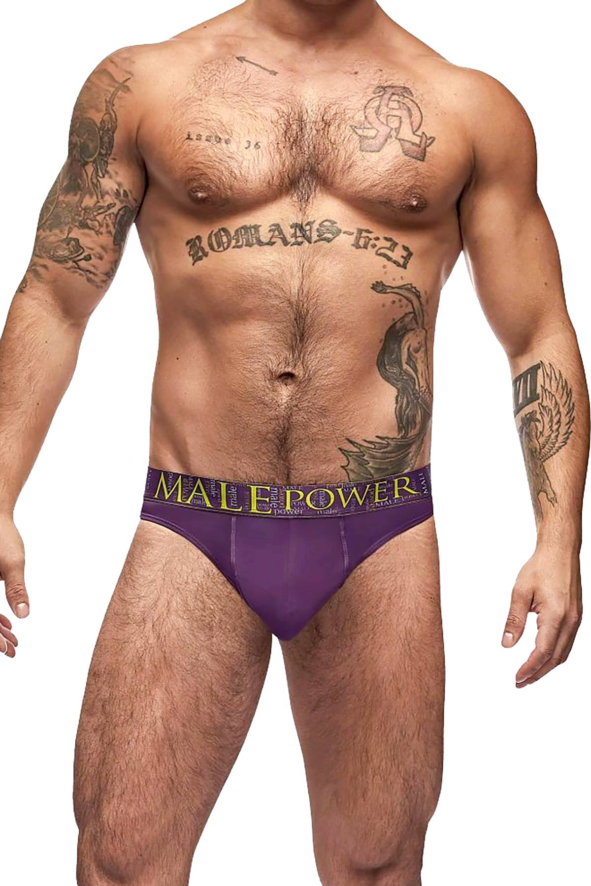 Male Power Eggplant Avant-Garde Enhancer Thong