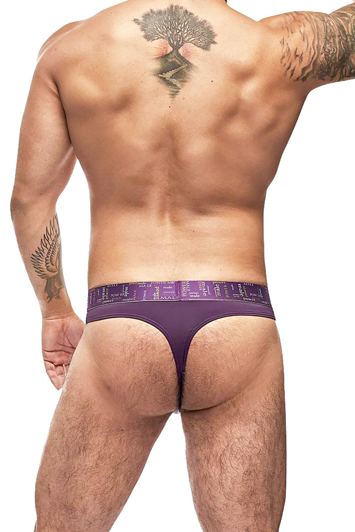 Male Power Eggplant Avant-Garde Enhancer Thong
