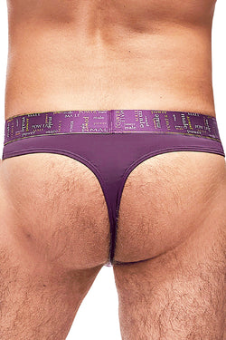 Male Power Eggplant Avant-Garde Enhancer Thong thumbnail 2