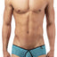 Male Power Green Tranquil Abyss Micro Mini-Short Brief