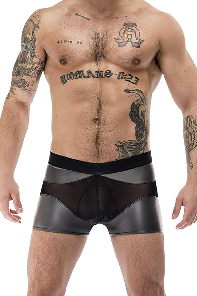 Male Power Grey Iron-Clad Boxer Brief