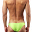 Male Power Lime Euro-Male Spandex Brazilian-Pouch Bikini Brief