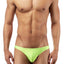Male Power Lime Euro-Male Spandex Brazilian-Pouch Bikini Brief