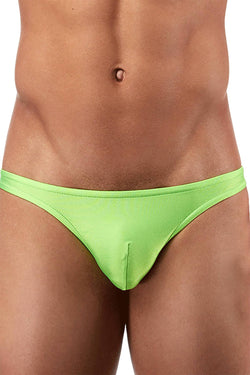 Male Power Lime Euro-Male Spandex Brazilian-Pouch Bikini Brief thumbnail 2