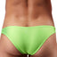 Male Power Lime Euro-Male Spandex Brazilian-Pouch Bikini Brief
