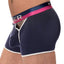 Male Power Navy-Blue French Terry Cut-Out Boxer Brief