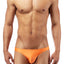 Male Power Orange Euro-Male Spandex Brazilian-Pouch Bikini Brief