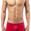 Male Power Red Satin/Lycra Low-Rise Trunk