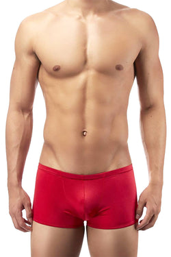 Male Power Red Satin/Lycra Low-Rise Trunk thumbnail 1
