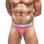 Male Power Salmon Mesh/Rib Bong Thong