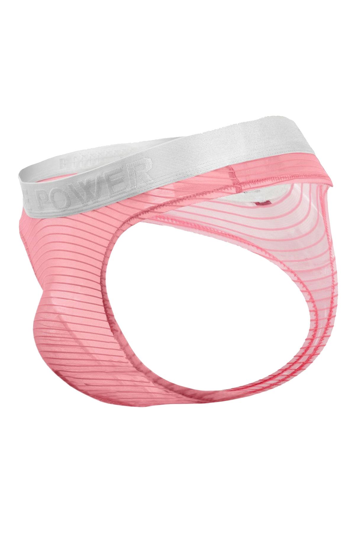 Male Power Salmon Mesh/Rib Bong Thong