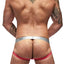 Male Power Salmon Mesh/Rib Ring Jock