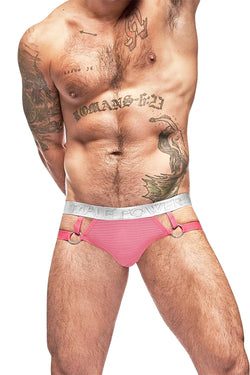 Male Power Salmon Mesh/Rib Ring Jock thumbnail 4