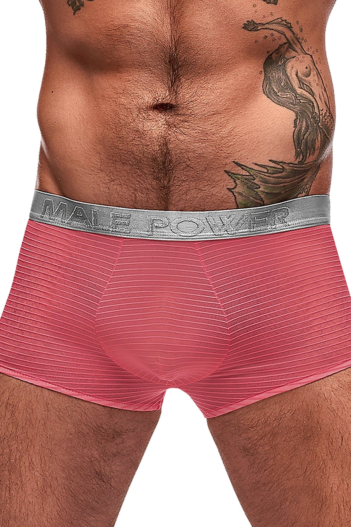 Male Power Salmon Mesh/Rib Trunk