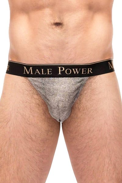 Male Power Snake-Print Viper Micro G-String