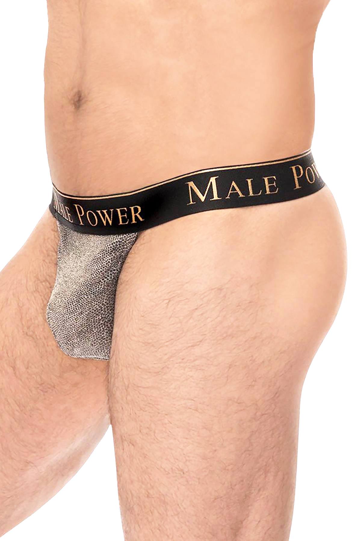 Male Power Snake-Print Viper Micro G-String