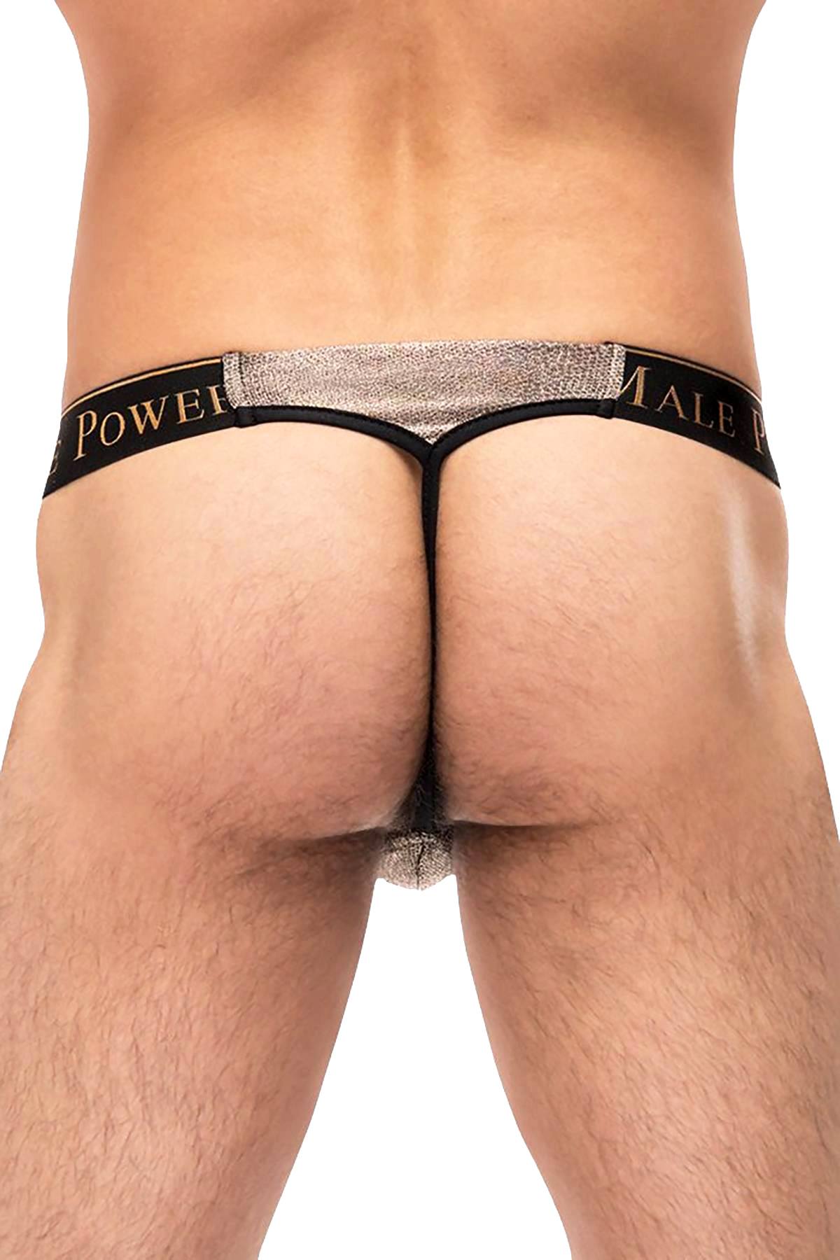 Male Power Snake-Print Viper Micro G-String