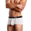 Male Power White Branded Mesh-Pouch Trunk