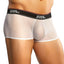 Male Power White Branded Mesh-Pouch Trunk