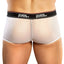 Male Power White Branded Mesh-Pouch Trunk