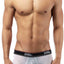 Male Power White Branded Mesh-Pouch Trunk