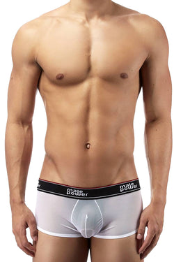 Male Power White Branded Mesh-Pouch Trunk thumbnail 1