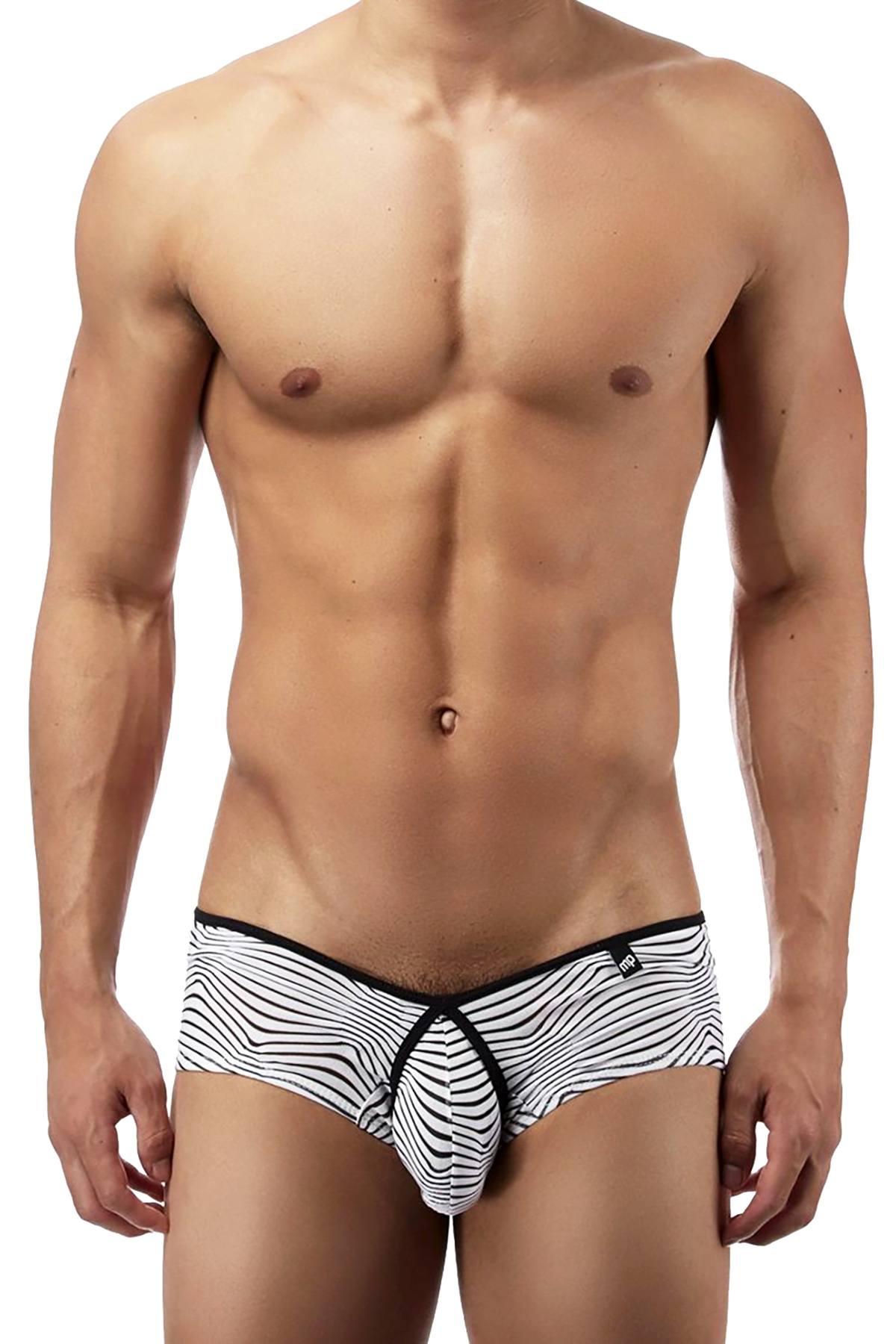 Male Power White Tranquil Abyss Micro Mini-Short Brief