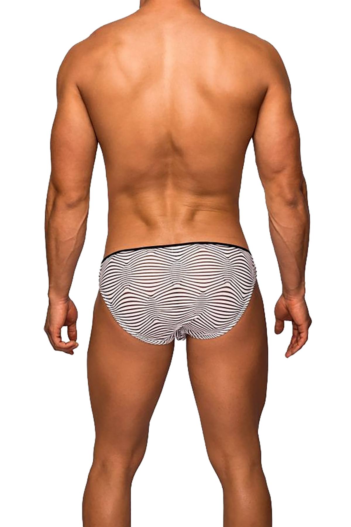 Male Power White Tranquil Abyss Mini Bikini Brief