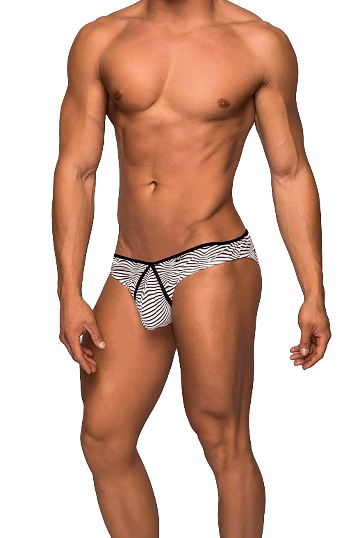 Male Power White Tranquil Abyss Mini Bikini Brief