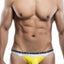 Male basics Yellow Ergonomic Pouch Bikini