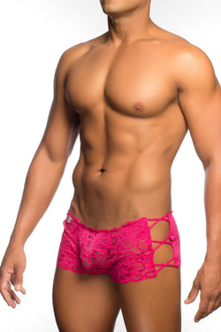 Malebasics Pink Lace Open Boxer thumbnail 1