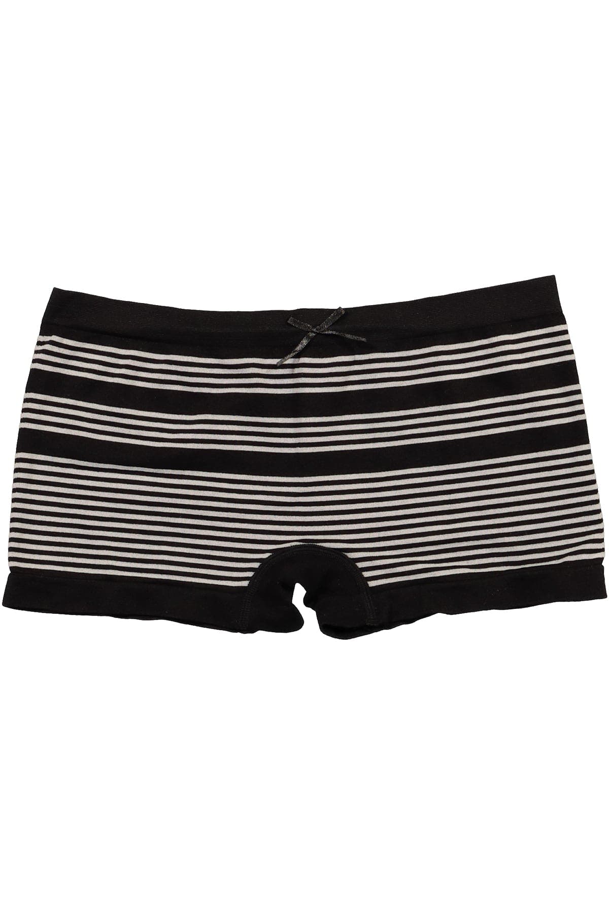 Mamia Black Stripe Seamless Boyshort
