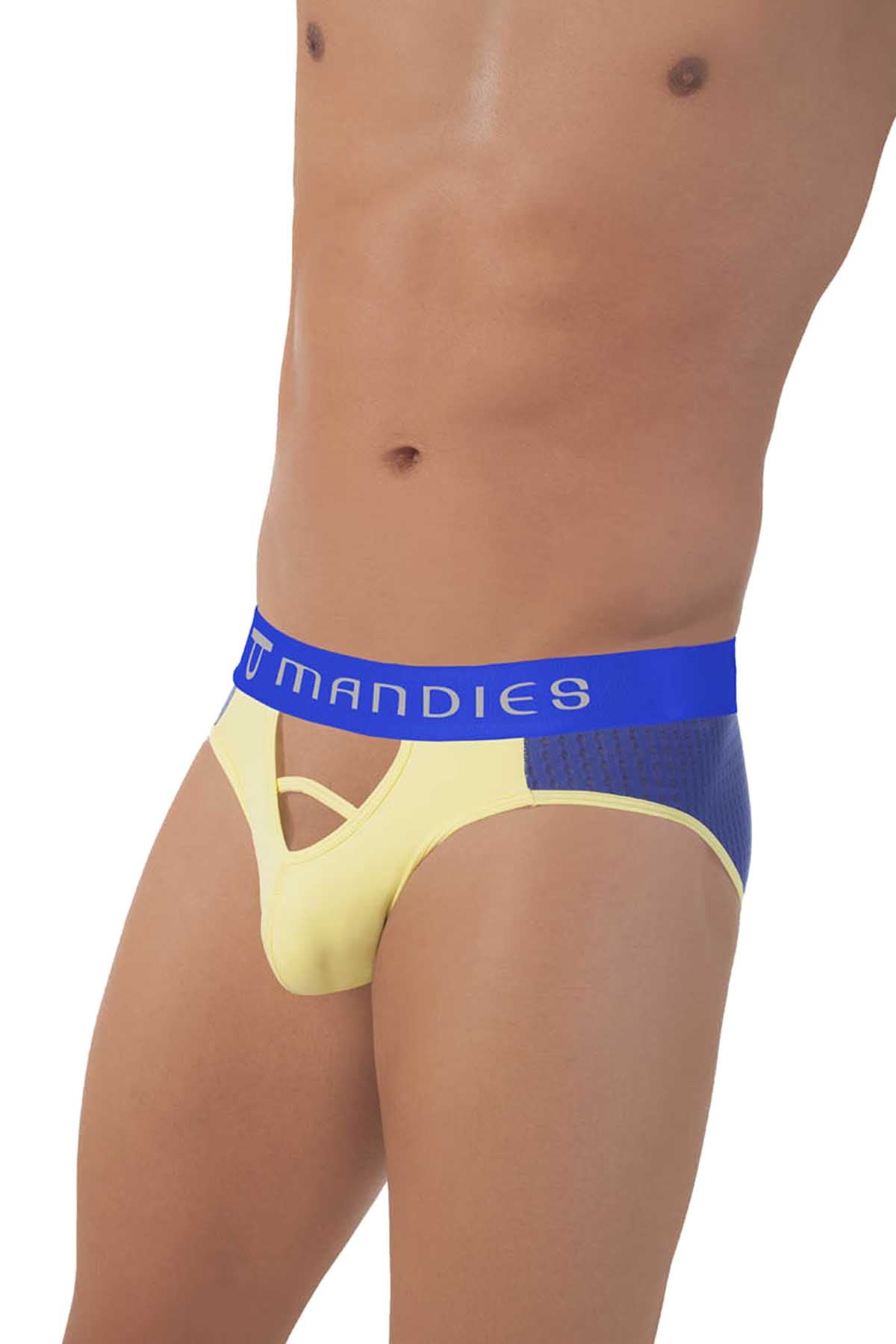 Mandies Blue/Yellow Suite Brief