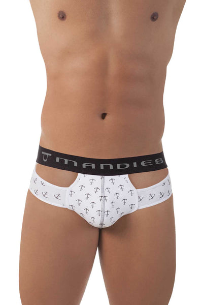 Mandies White Anchor Brief