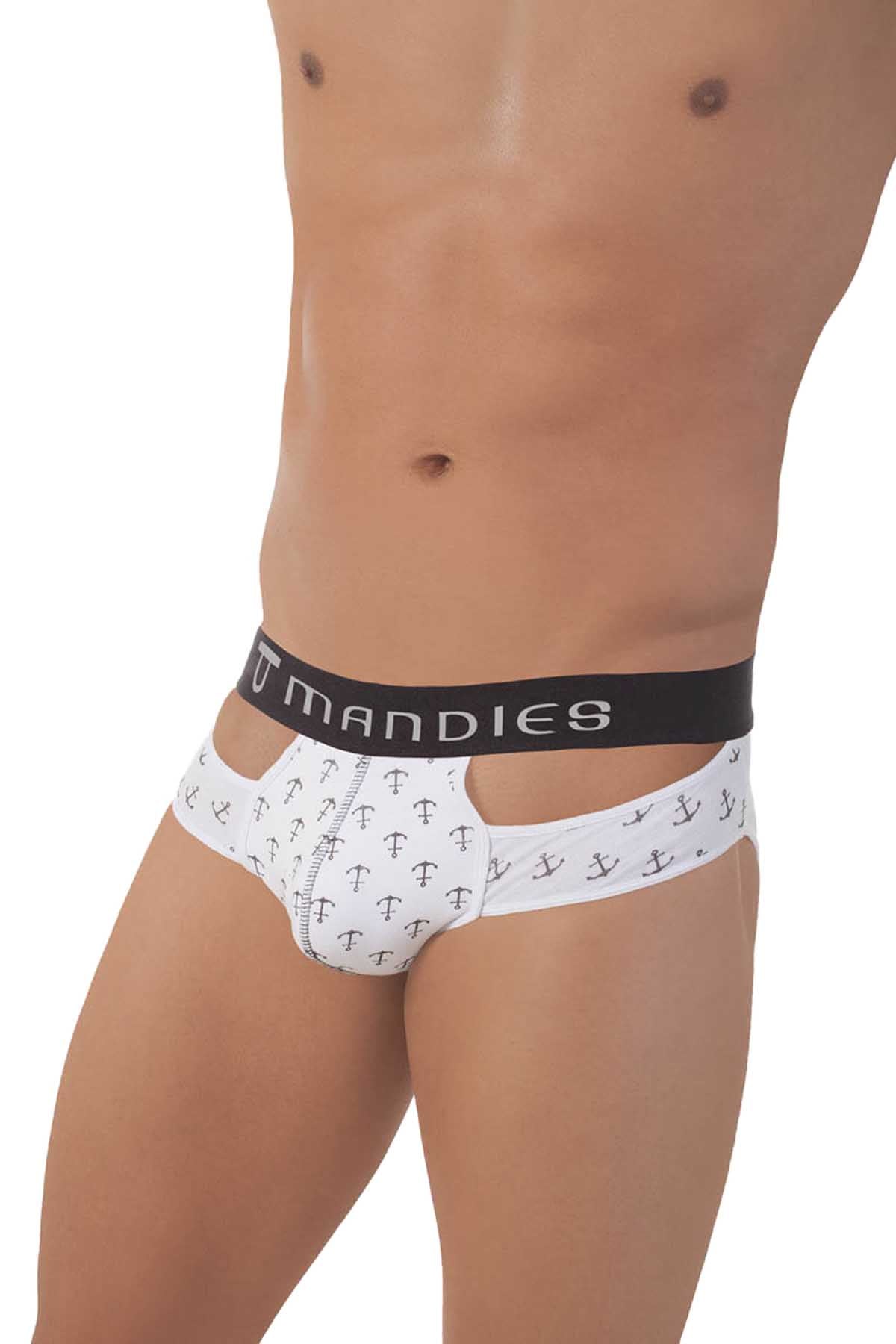 Mandies White Anchor Brief
