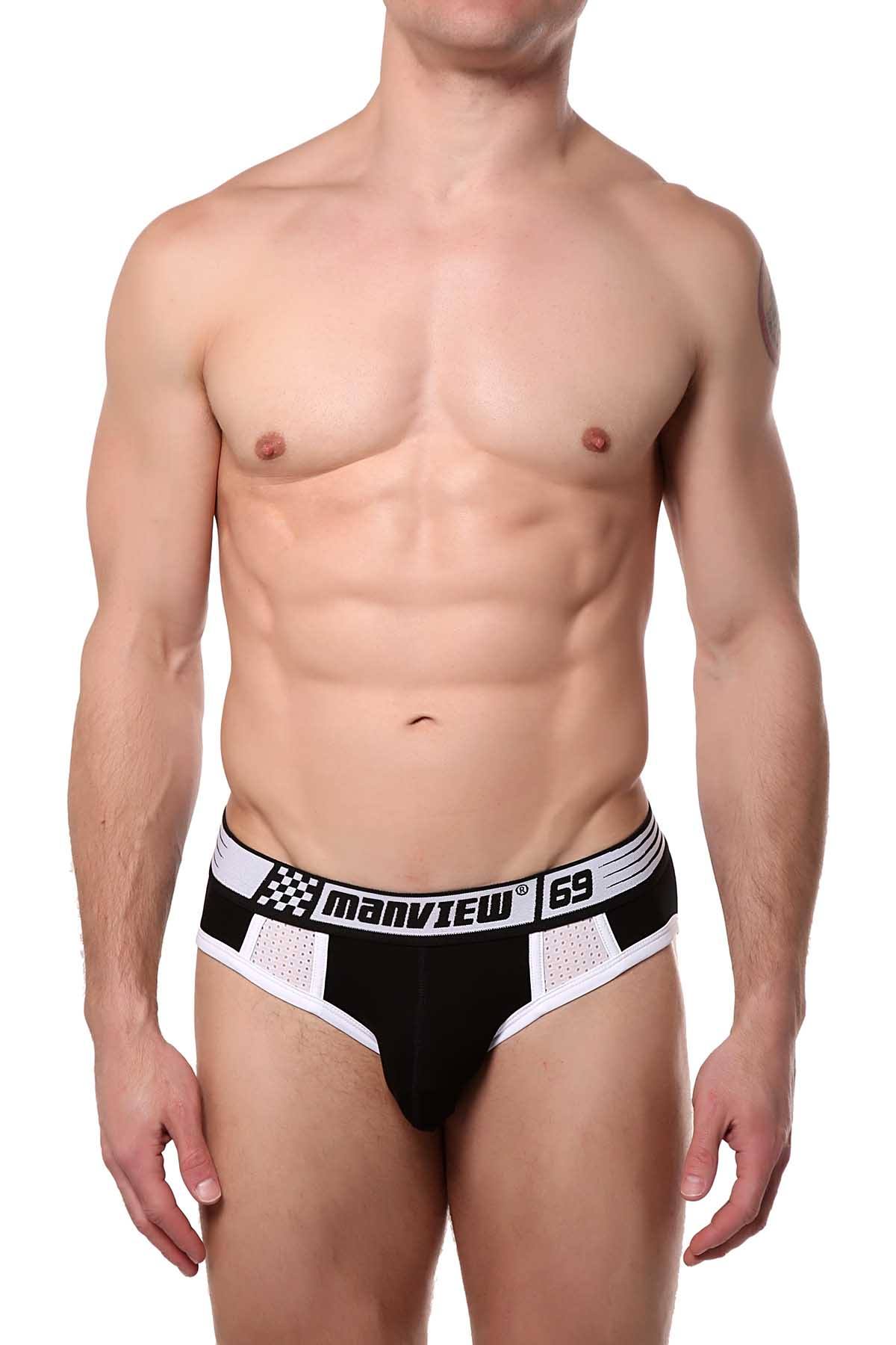 Manview Black 69 Racer Brief