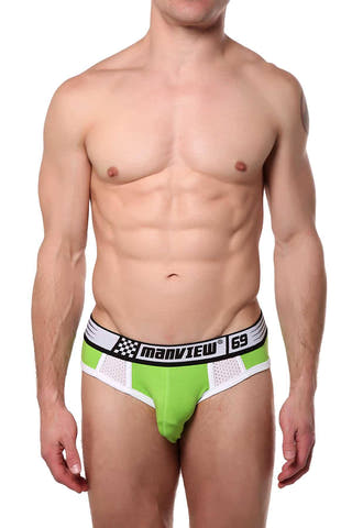 Manview Green 69 Racer Brief