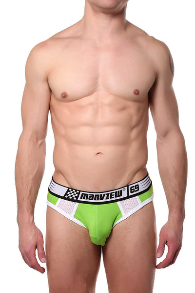 Manview Green 69 Racer Jock-Brief