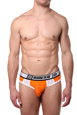 Manview Orange 69 Racer Brief thumbnail 1