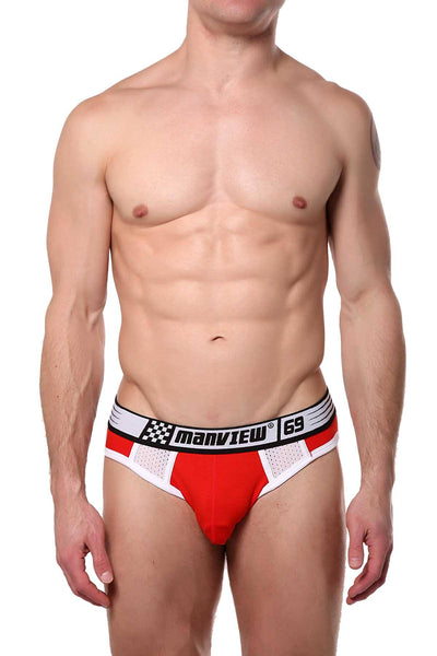 Manview Red 69 Racer Jock-Brief