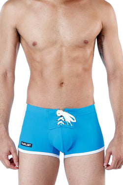 Manview Teal Thrust Swim Trunk thumbnail 1