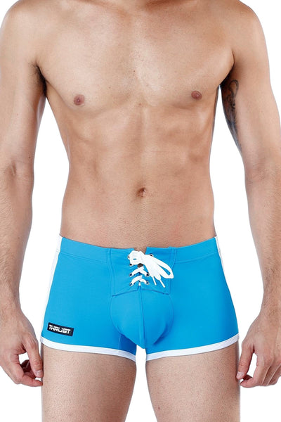 Manview Teal Thrust Swim Trunk