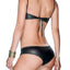 Mapale 2pc Black & Gold Lingerie Set