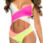 Mapale Multi-Color Neon Blacklight Romper