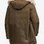 Marc New York Mixed-media Parka With Removable Hood Moss Green