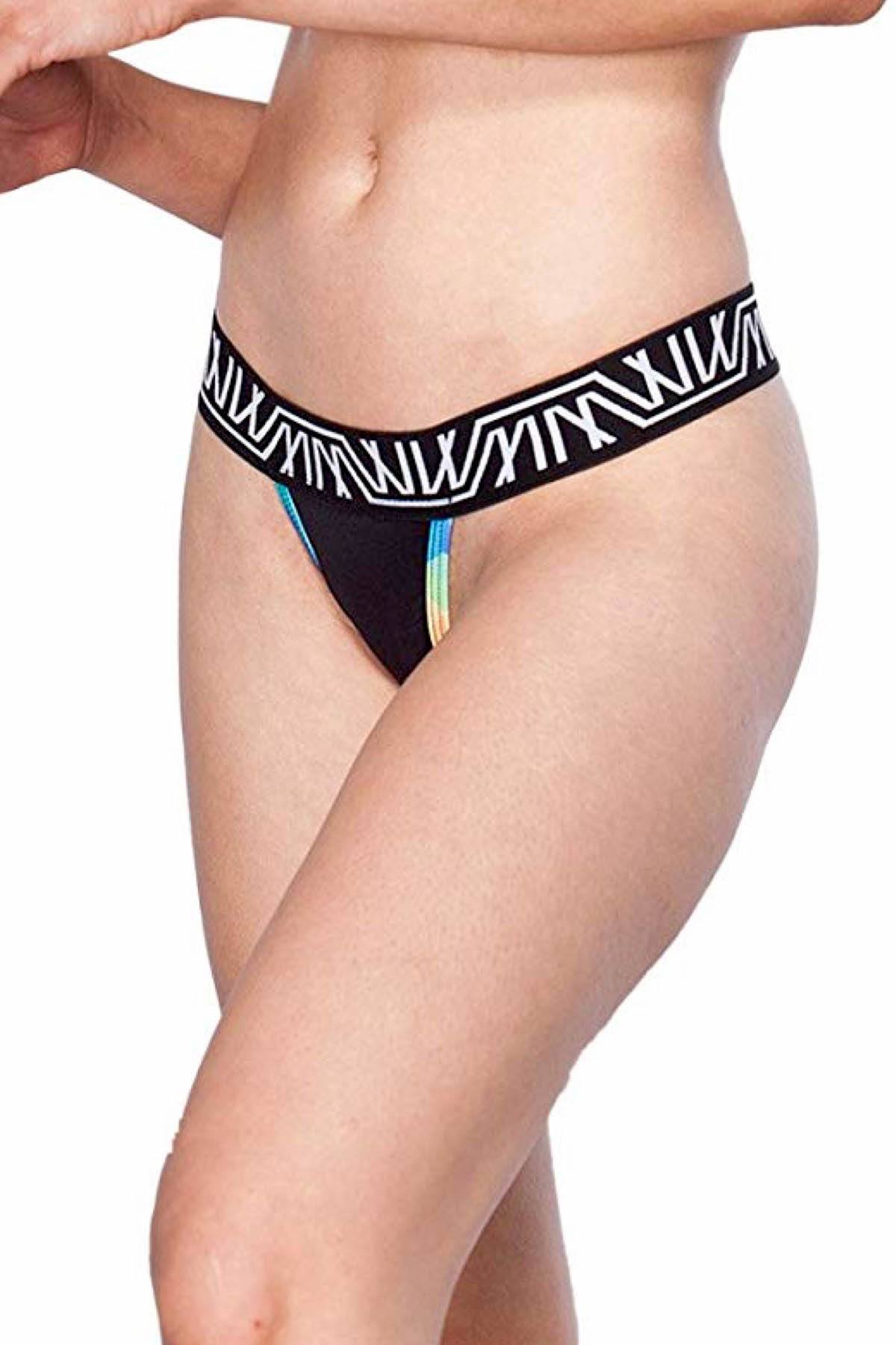 Marco Marco Black Rubix MM Thong